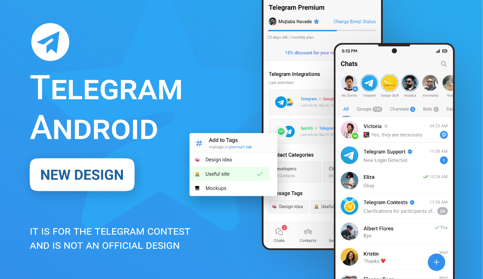 Telegram App Interface
